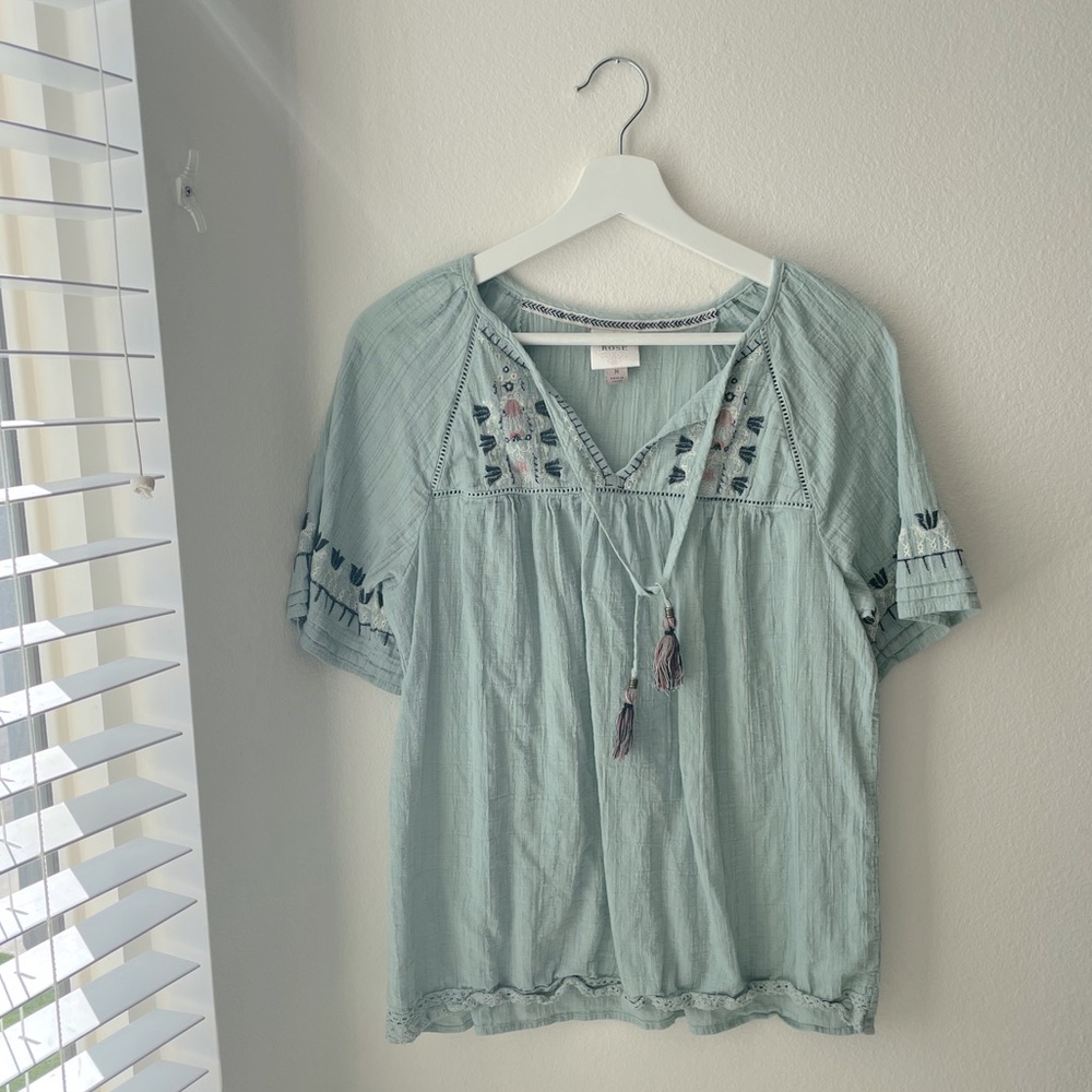 KNOX ROSE V-NECK BLOUSE